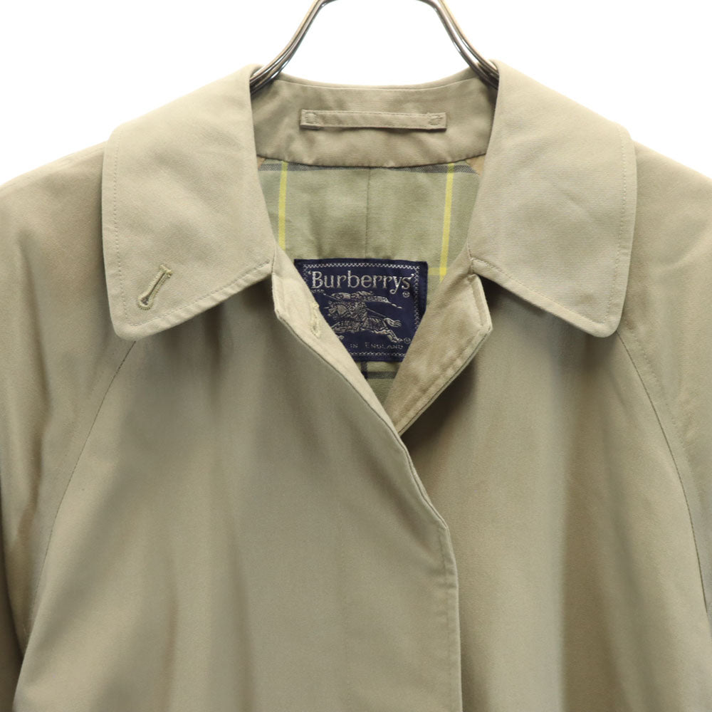 Burberrys バーバリーズ 90s 英国製 オールド ステンカラーコート ベージュ トレンチコート レディース