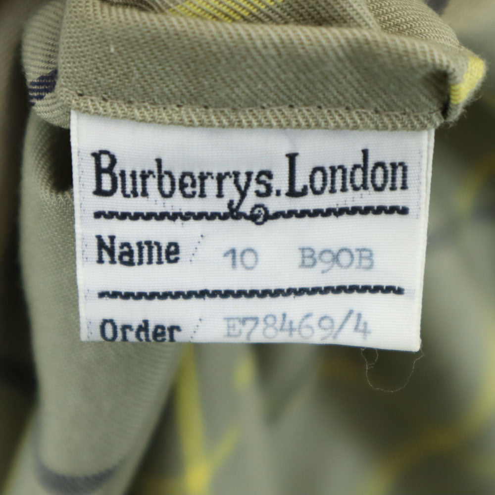 Burberrys バーバリーズ 90s 英国製 オールド ステンカラーコート ベージュ トレンチコート レディース