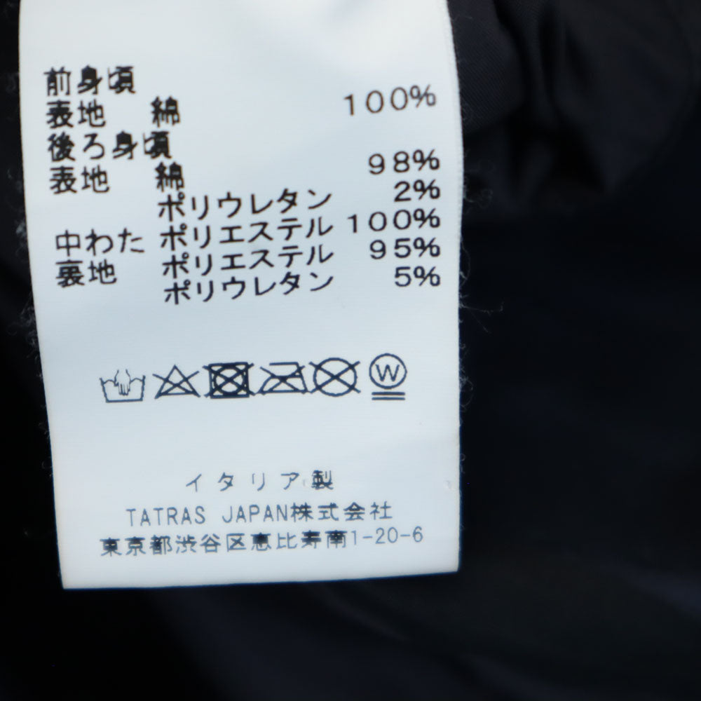 MONOBI モノビ イタリア製 ステンカラーコート M ネイビー メンズ