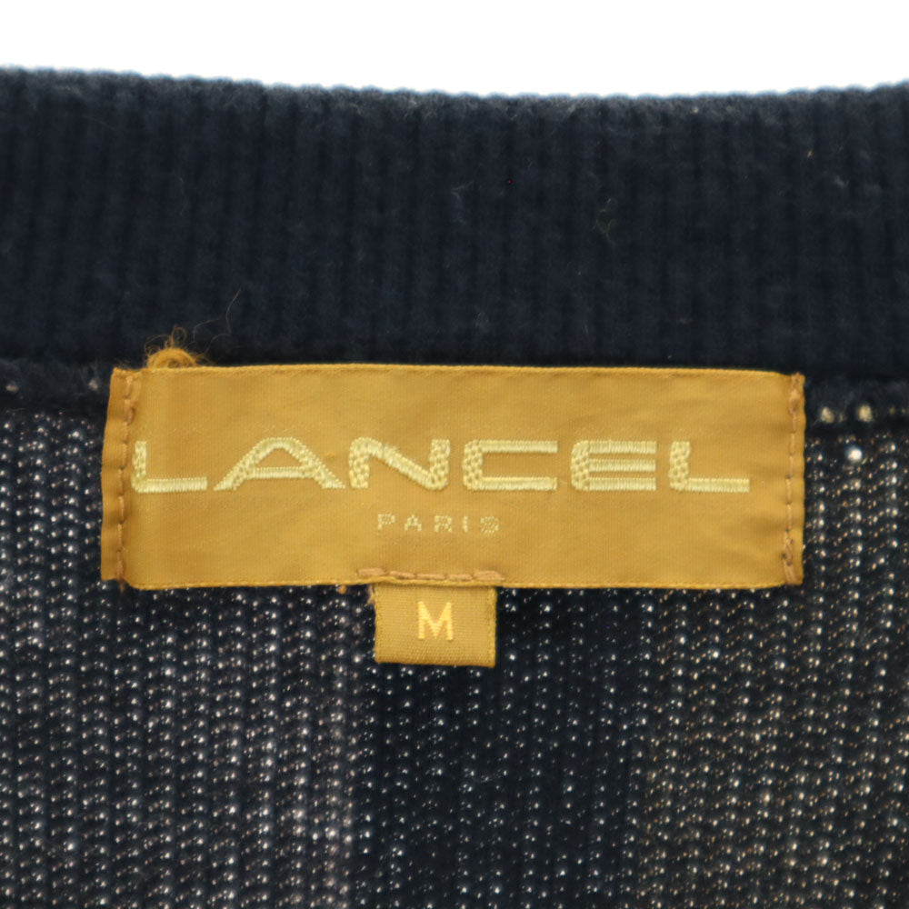 ランセル 日本製 長袖 ロング セーター M ブラック他 LANCEL レディース