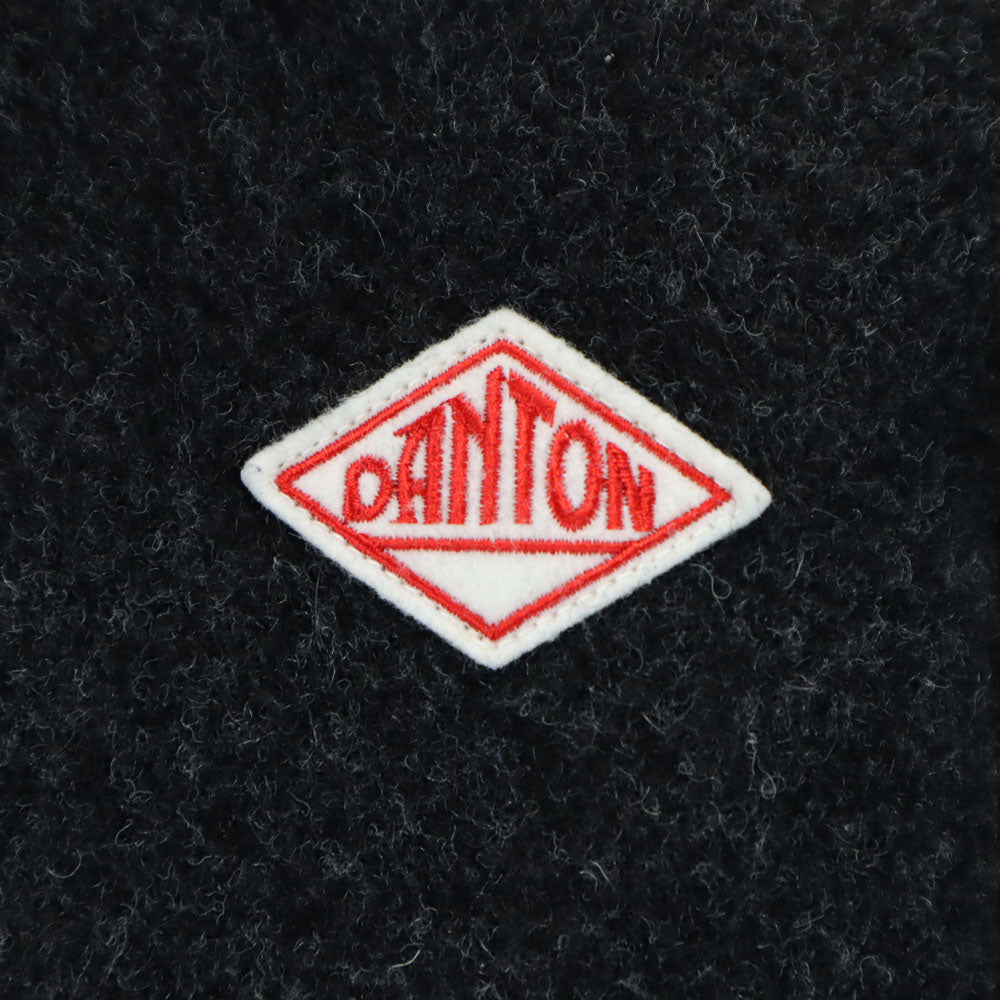 Danton ダントン 日本製 ウールモッサ ロングコート 34 チャコールグレー レディース