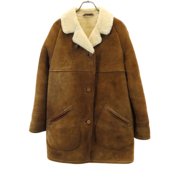 SELKIRK TANNERIES LTD 80s ヴィンテージ ムートンコート ブラウン SELKIRK TANNERIES LTD レデ