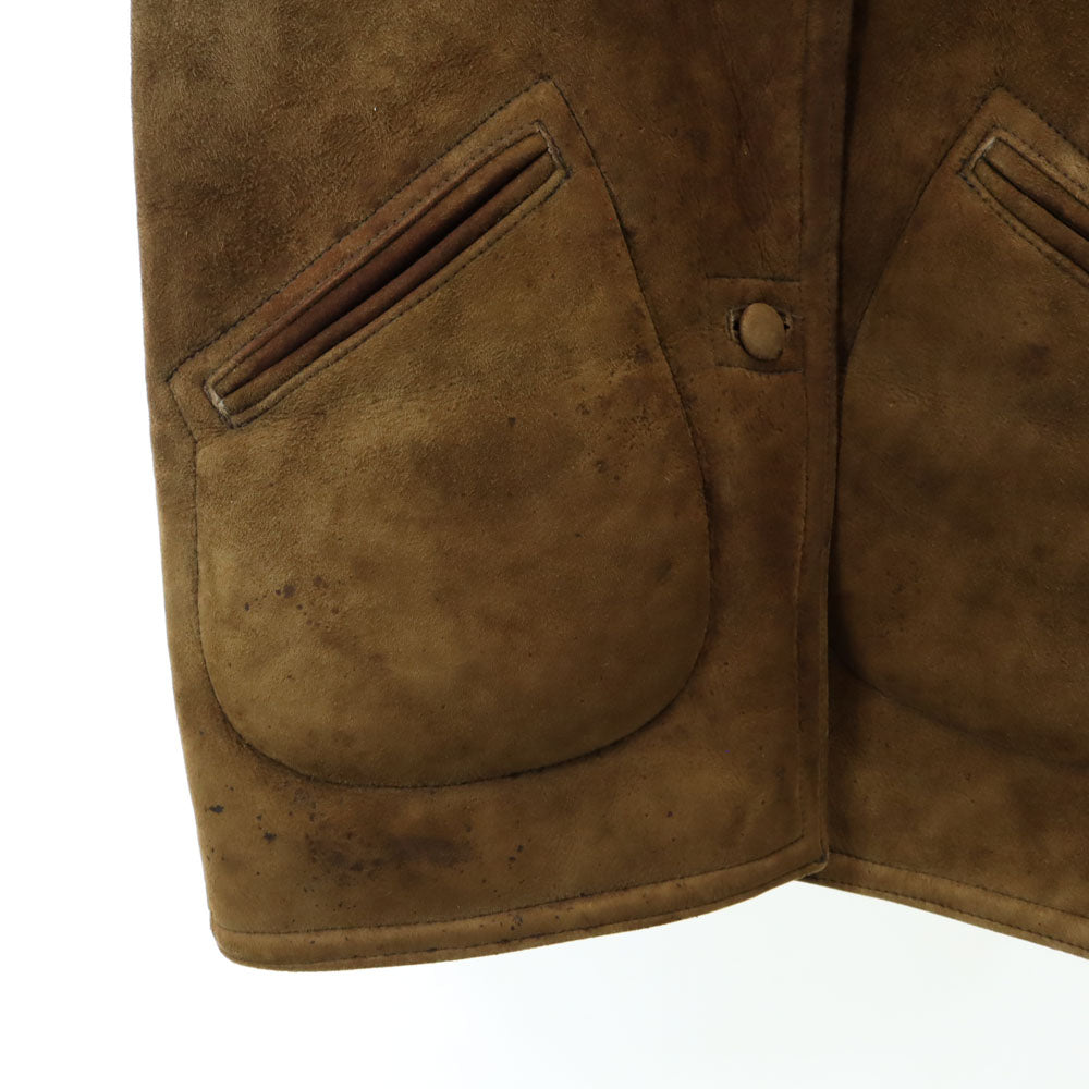 SELKIRK TANNERIES LTD 80s ヴィンテージ ムートンコート ブラウン レディース