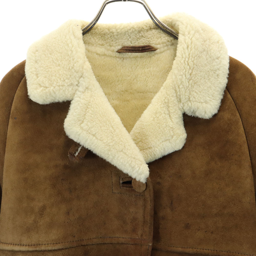SELKIRK TANNERIES LTD 80s ヴィンテージ ムートンコート ブラウン レディース
