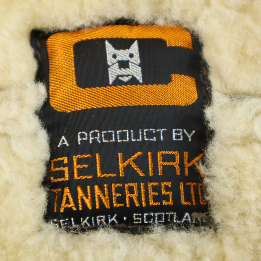 SELKIRK TANNERIES LTD 80s ヴィンテージ ムートンコート ブラウン レディース