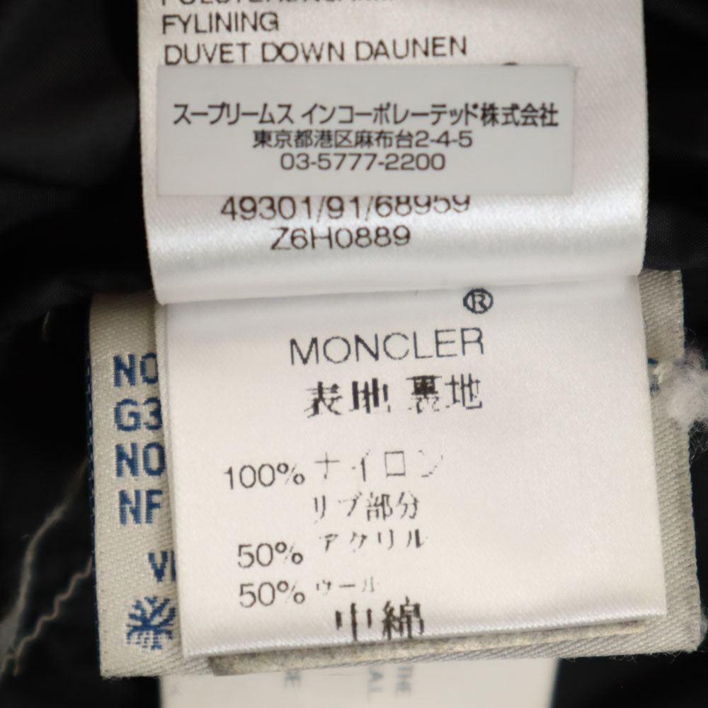 MONCLER モンクレール ダウンコート S チャコールグレー レディース