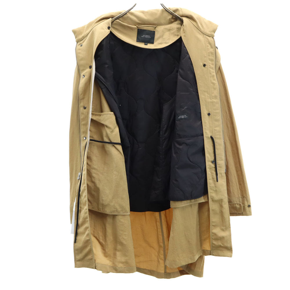 未使用 SATURDAYS NEW YORK CITY サタデーズニューヨークシティ コート M ベージュ 中綿ライナー付き メンズ