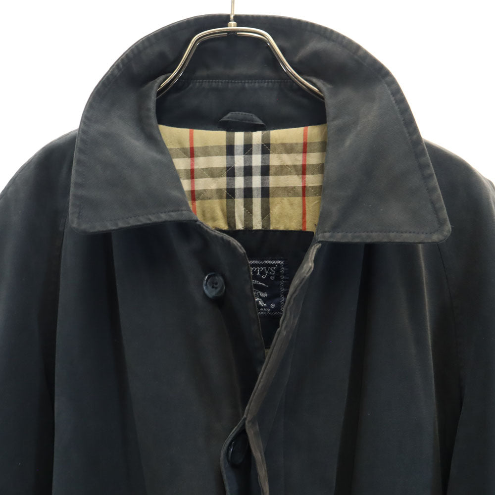 Burberrys バーバリーズ 90s オールド ステンカラーコート S ブラック メンズ