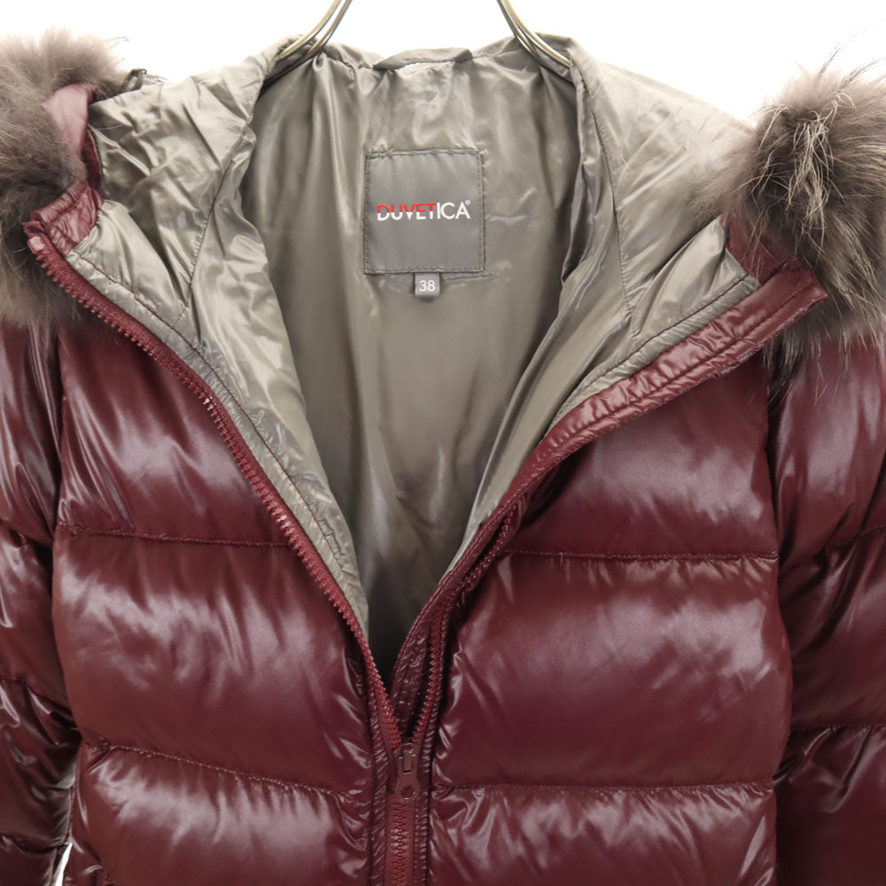DUVETICA デュベティカ Kappa ダウンコート 38 ボルドー レディース