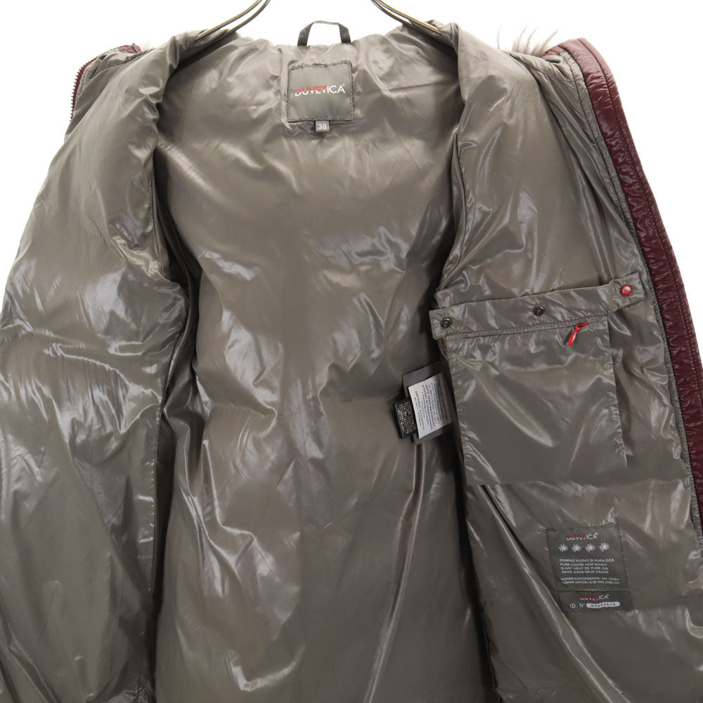 DUVETICA デュベティカ Kappa ダウンコート 38 ボルドー レディース