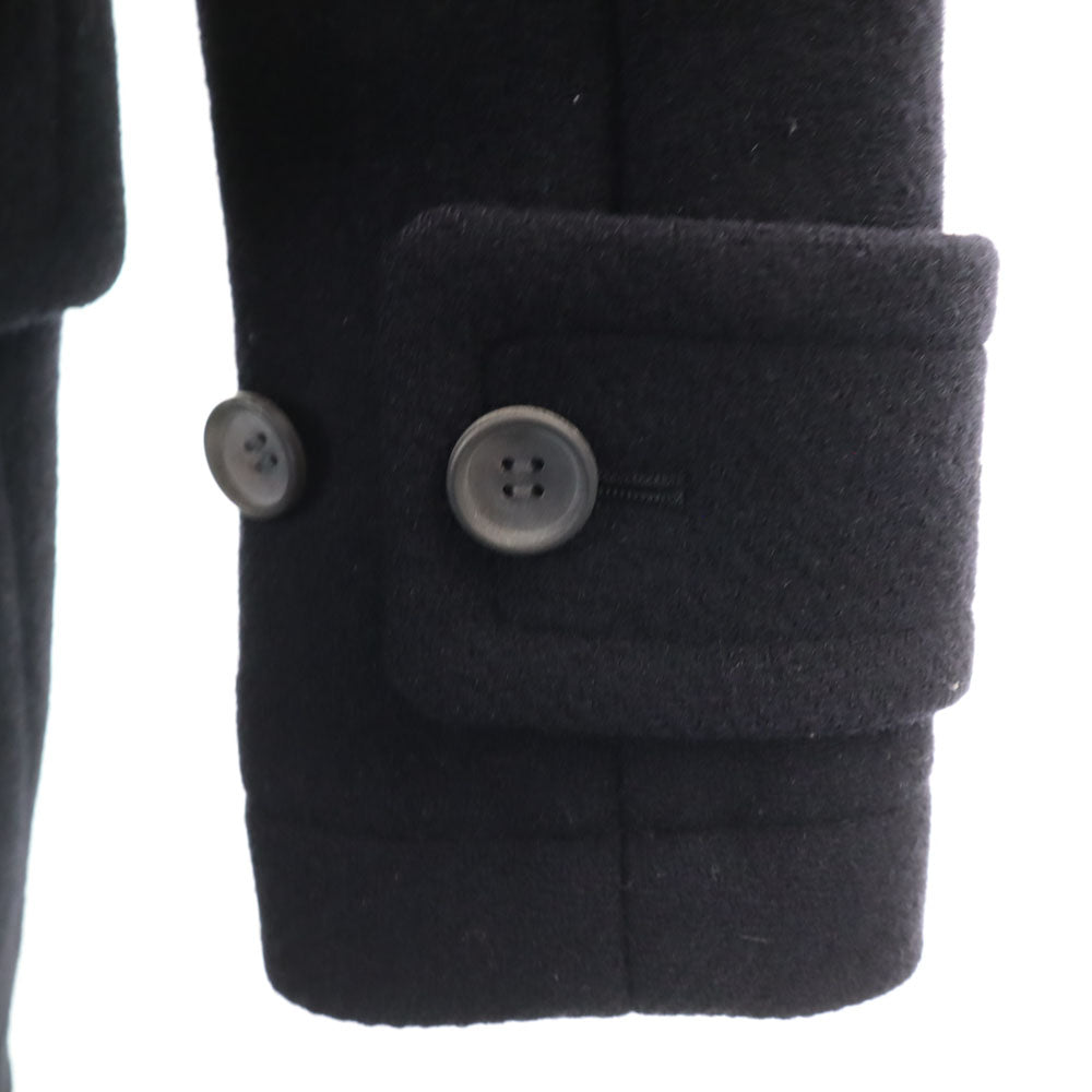 THE RERACS ザリラクス 日本製 メルトン ダッフルコート 36 濃紺 レディース