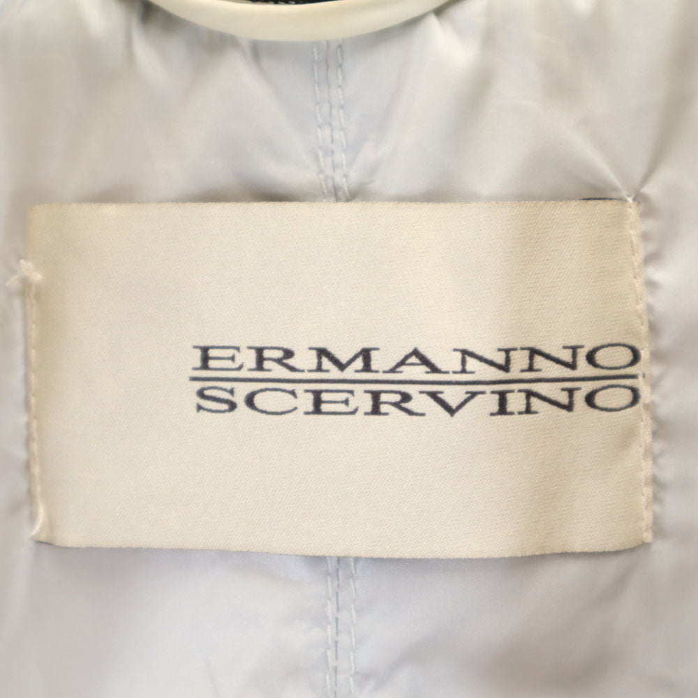 未使用 エルマンノシェルヴィーノ ダウンコート アイボリー レディース