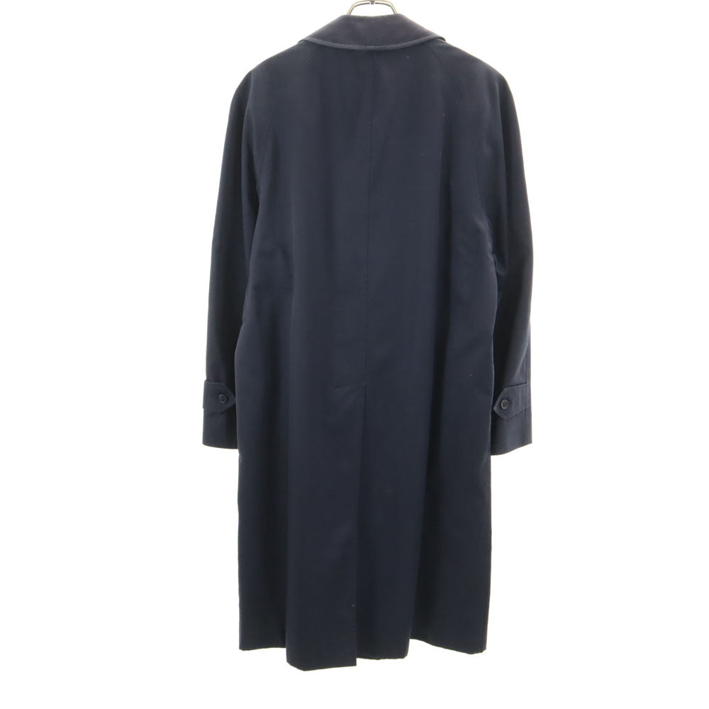 バーバリーズ 80s 90s オールド 英国製 長袖 コート ネイビー系 Burberrys メンズ