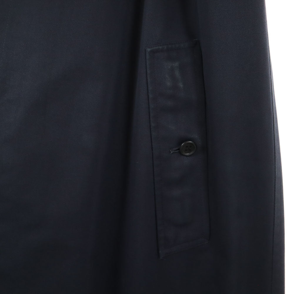 バーバリーズ 80s 90s オールド 英国製 長袖 コート ネイビー系 Burberrys メンズ