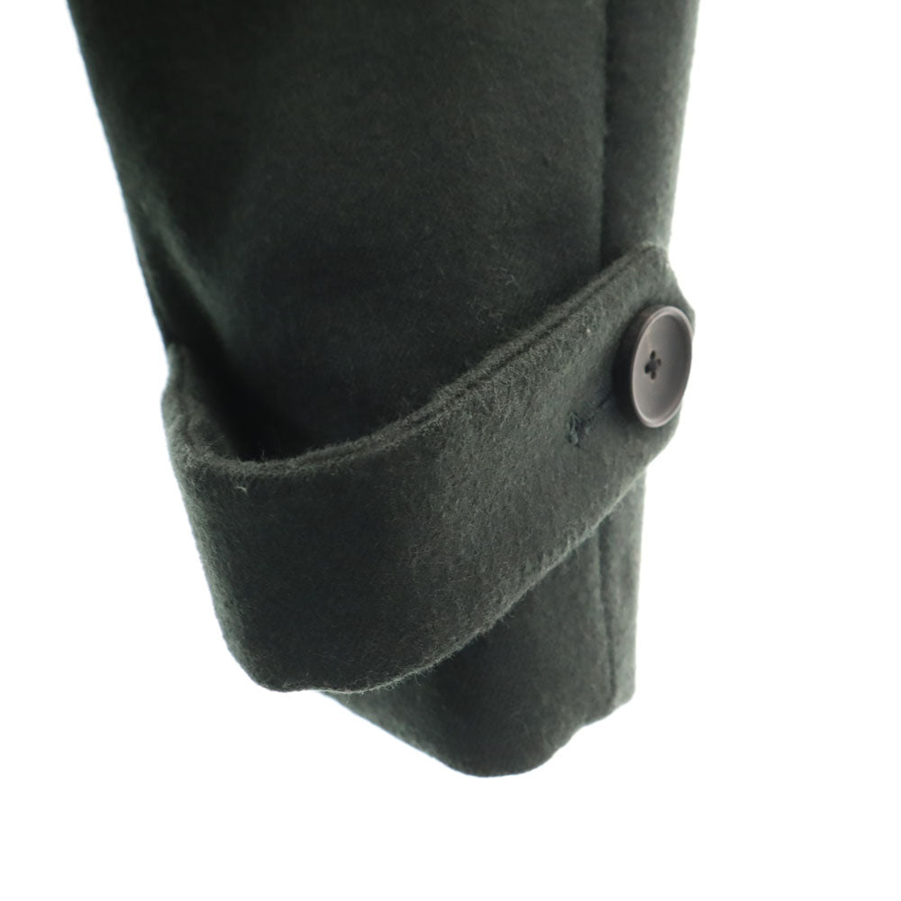 PS Paul Smith ピーエスポールスミス 長袖 ウールコート 38 グリーン系 フード レディース