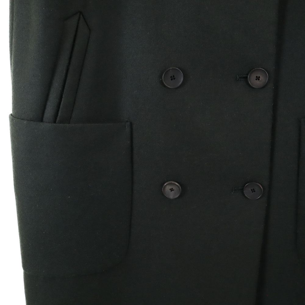 PS Paul Smith ピーエスポールスミス 長袖 ウールコート 38 グリーン系 フード レディース