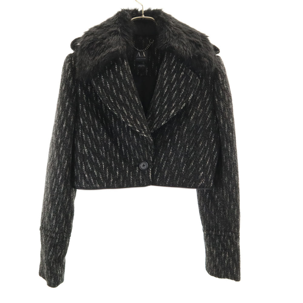 ARMANI EXCHANGE アルマーニエクスチェンジ チェスターコート S グレー系 レディース