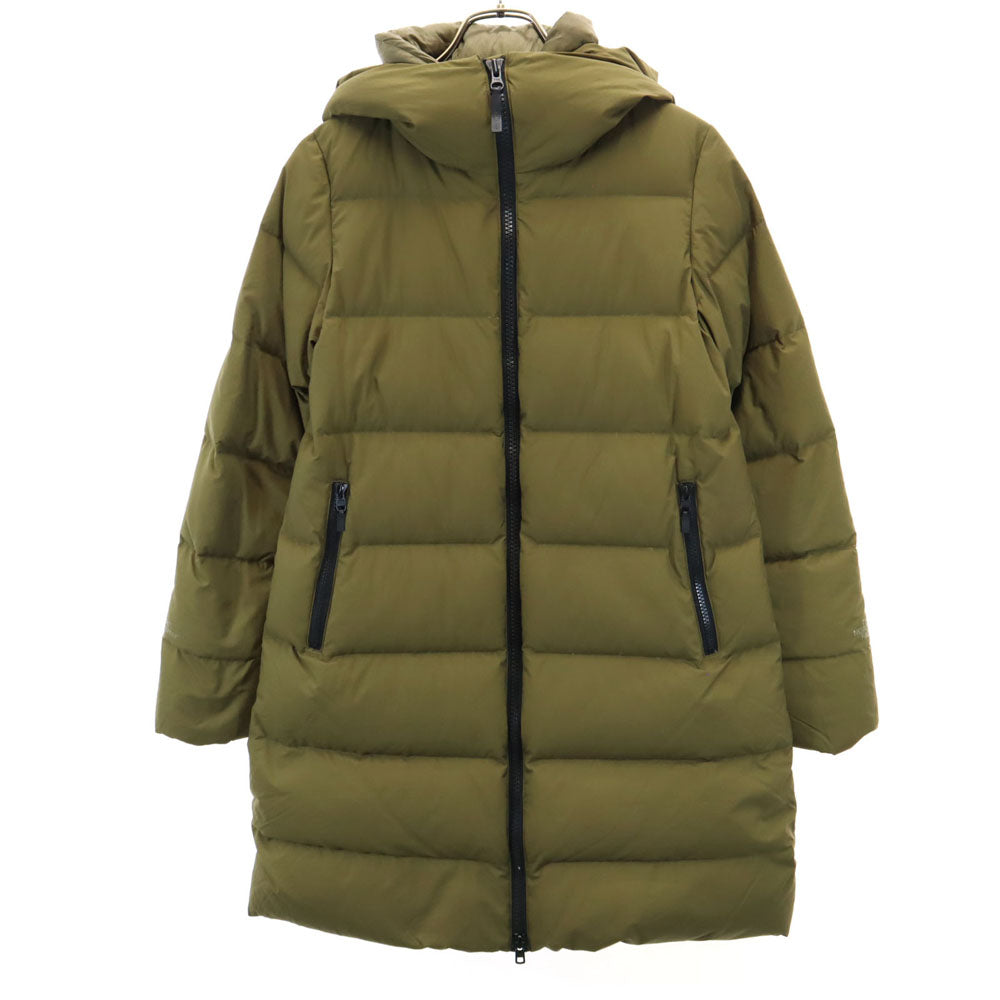 THE NORTH FACE ノースフェイス NDW91764 ウィンドストッパー ダウンコート M カーキ アウトドア レディース