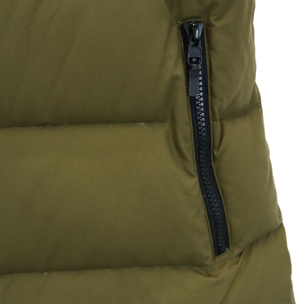 THE NORTH FACE ノースフェイス NDW91764 ウィンドストッパー ダウンコート M カーキ アウトドア レディース