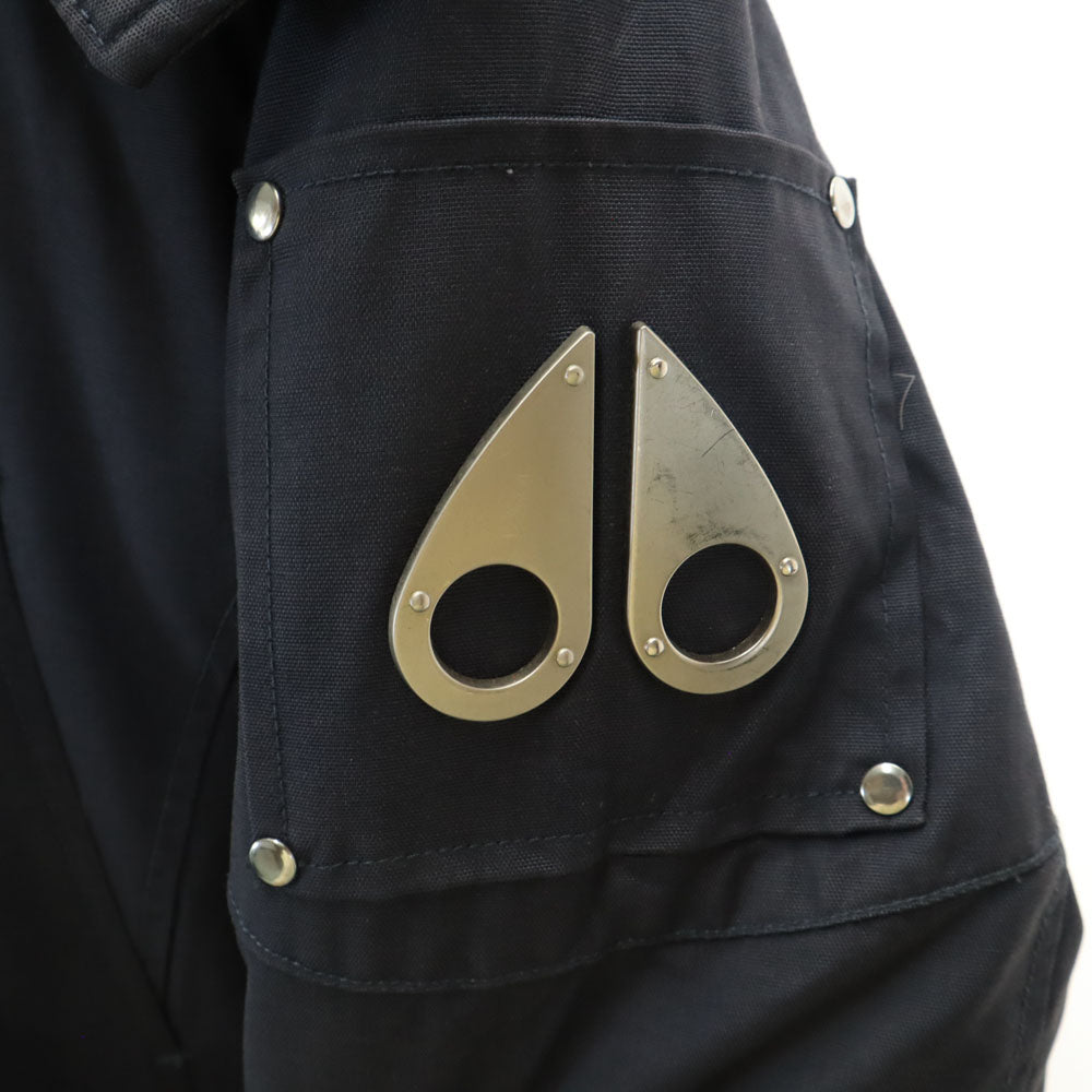 ムース ナックルズ カナダ製 ダウンコート M チャコールグレー レディース