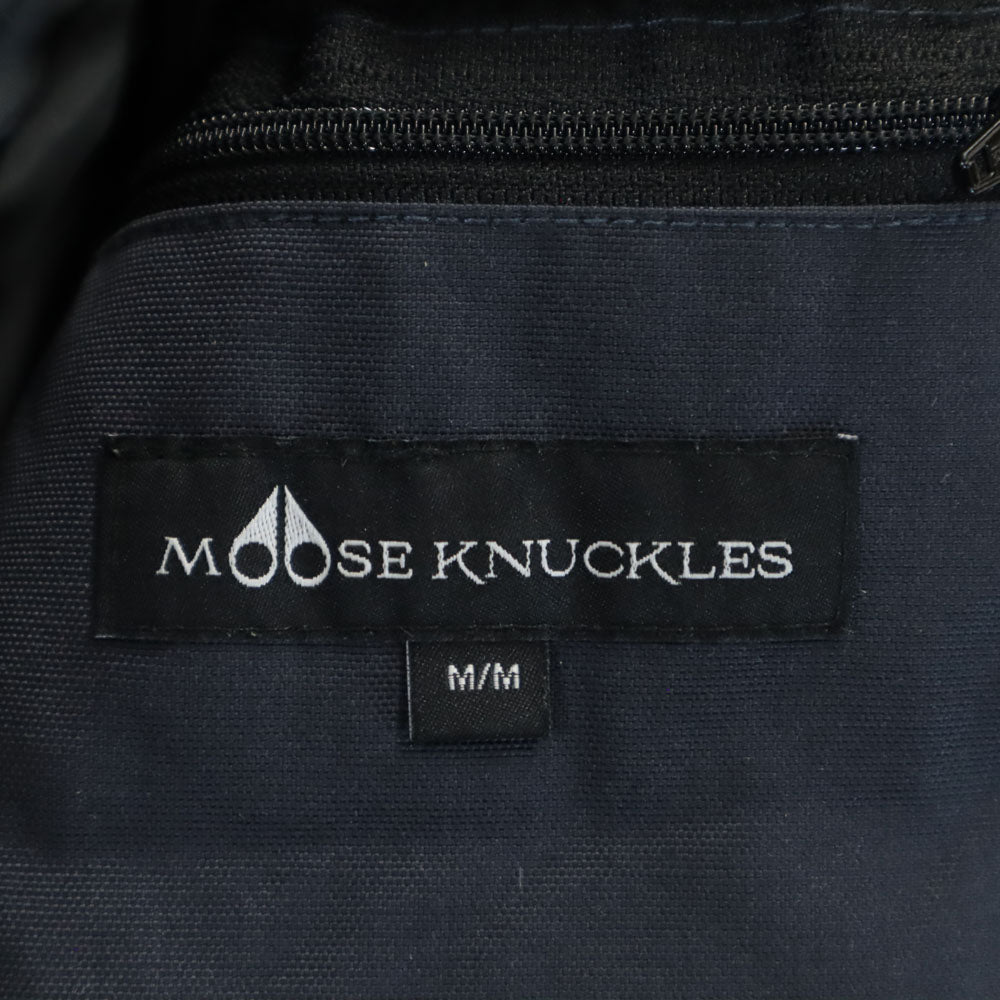 ムース ナックルズ カナダ製 ダウンコート M チャコールグレー レディース