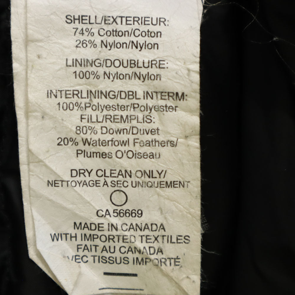 ムース ナックルズ カナダ製 ダウンコート M チャコールグレー レディース