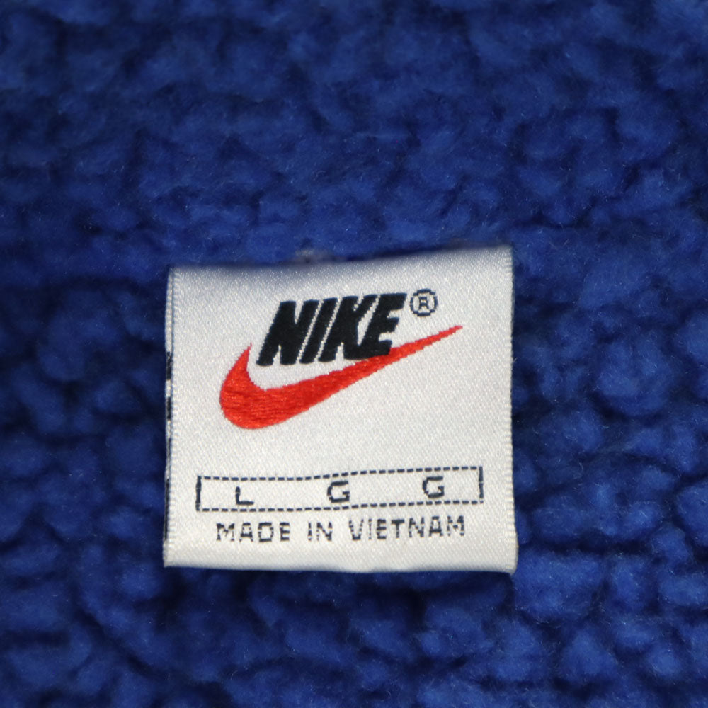 未使用 ナイキ 90s 00s 白タグ デッドストック 中綿コート L ブルー NIKE 裏ボア メンズ