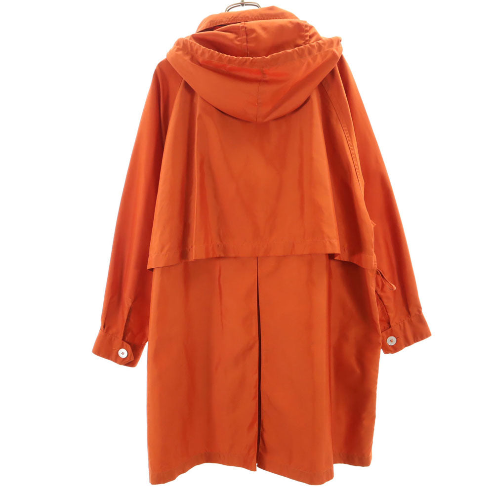 Salvatore Ferragamo サルヴァトーレフェラガモ 90s イタリア製 オールド 長袖 ポケッタブル レインコート M オレンジ系 レディース