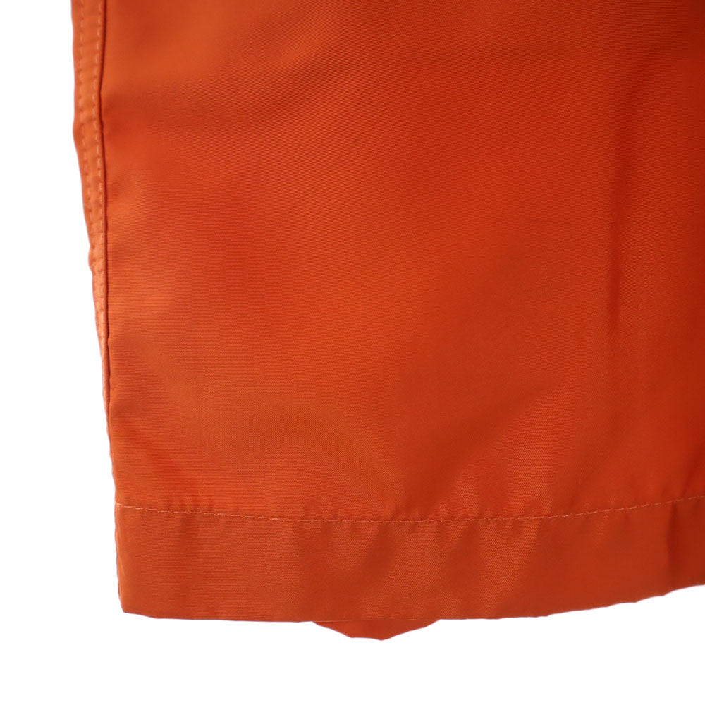 Salvatore Ferragamo サルヴァトーレフェラガモ 90s イタリア製 オールド 長袖 ポケッタブル レインコート M オレンジ系 レディース