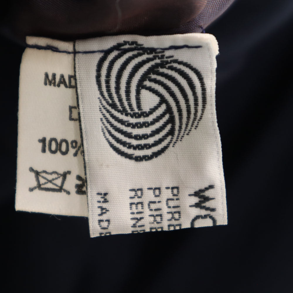 CELINE セリーヌ ウール 長袖 ガウンコート ネイビー系 レディース