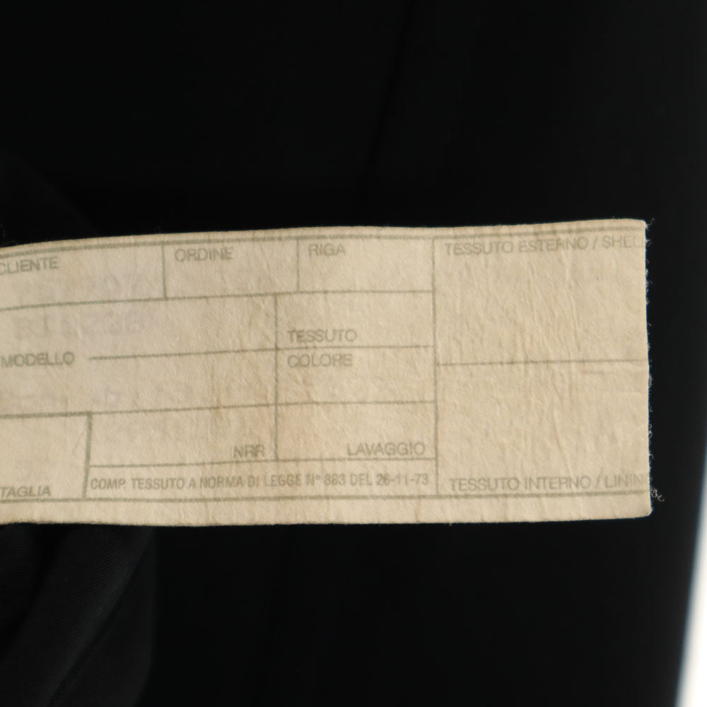 GIORGIO ARMANI ジョルジオアルマーニ イタリア製 長袖 コート ブラック系 メンズ