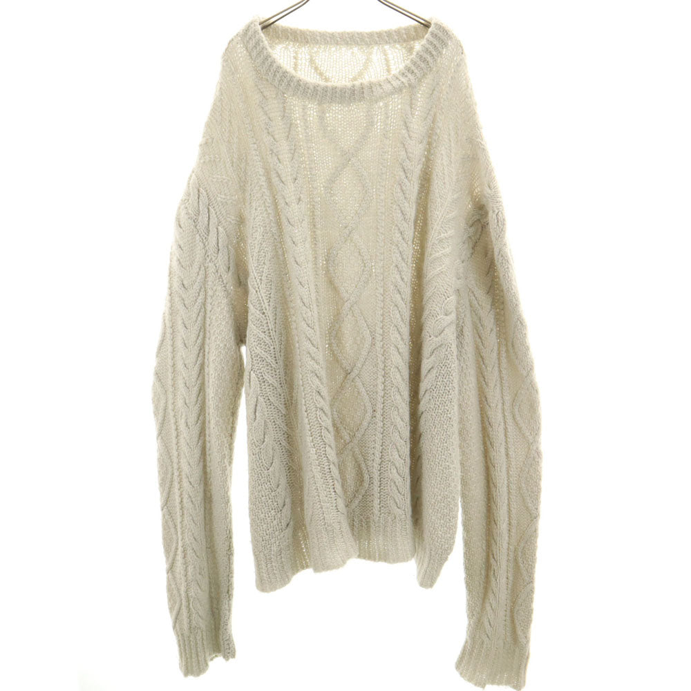 OLD オールド 80s 90s 長袖 オーバーシルエット セーター グレー系 ニット メンズ