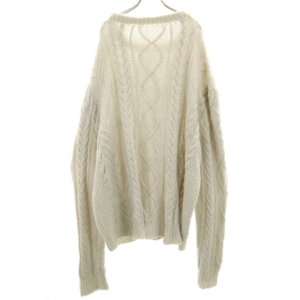 OLD オールド 80s 90s 長袖 オーバーシルエット セーター グレー系 ニット メンズ