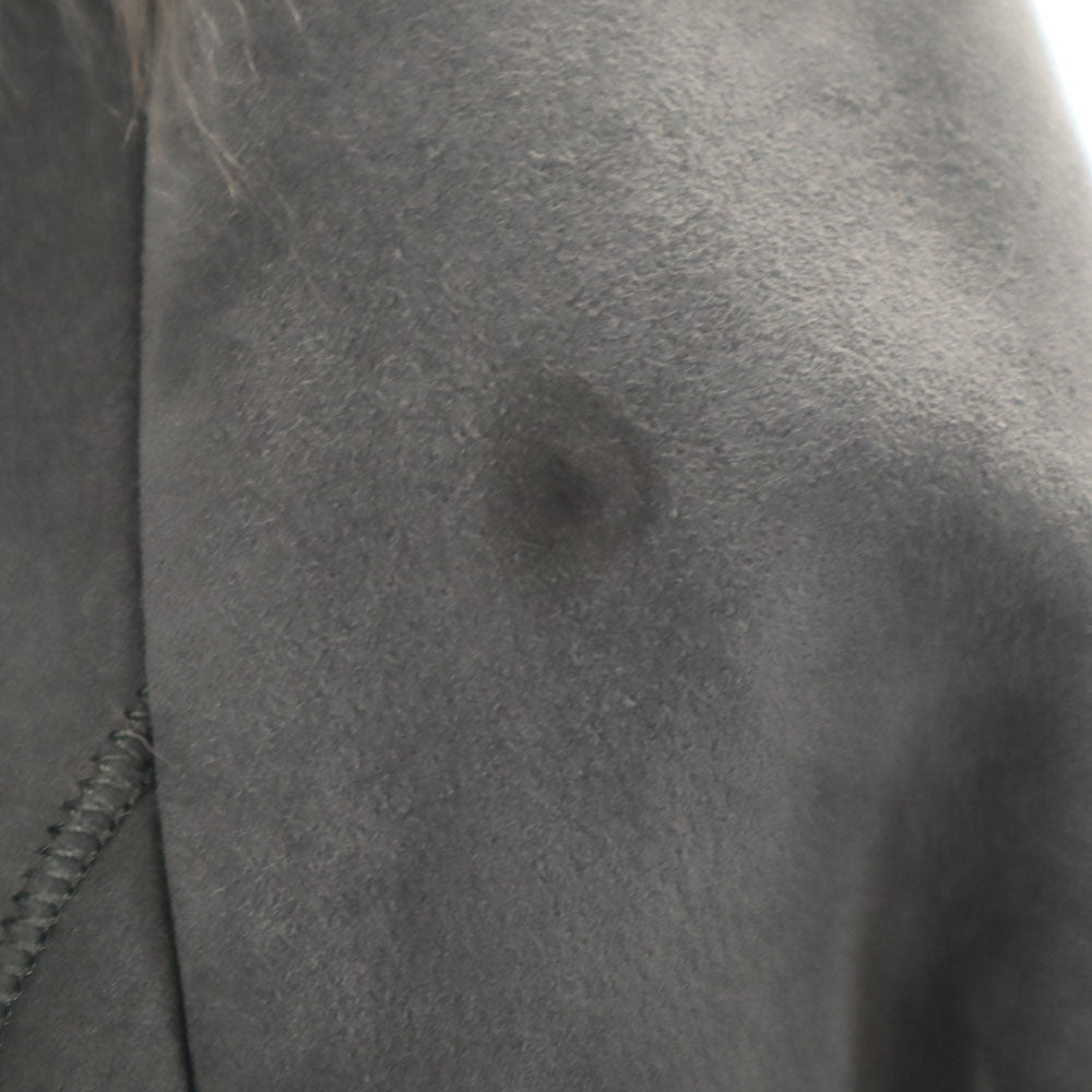 Banana Republic バナナリパブリック リアルファー付き ムートンコート S グレー レディース