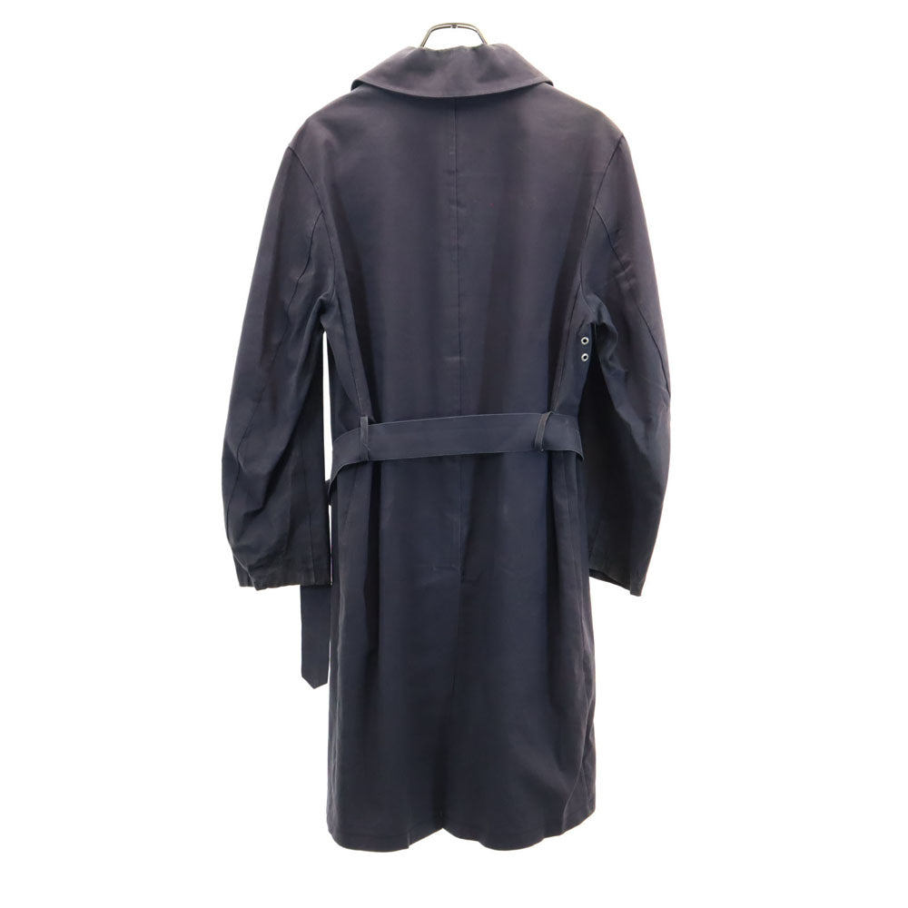 Mackintosh マッキントッシュ スコットランド製 ステンカラーコート 38 チャコールネイビー メンズ