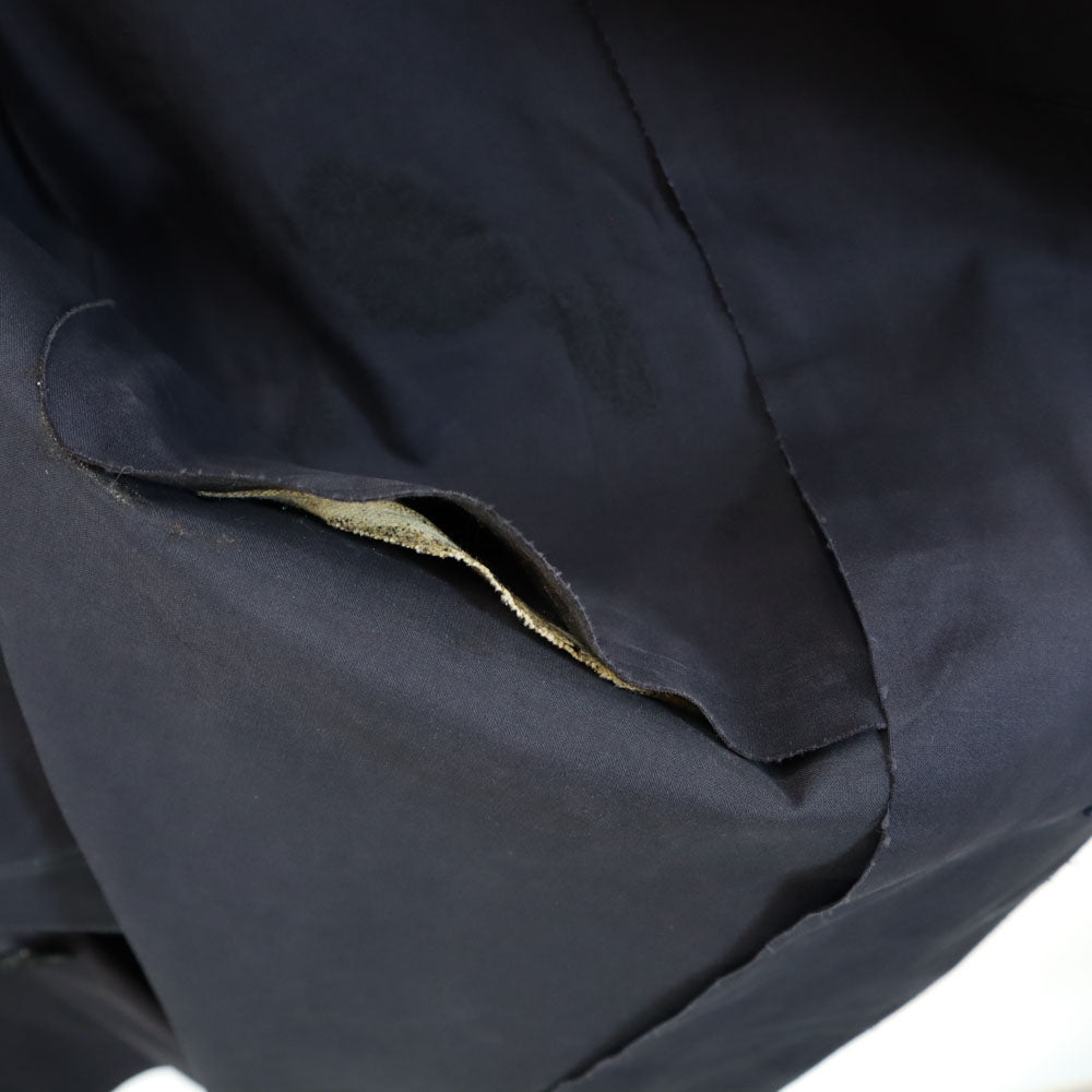 Mackintosh マッキントッシュ スコットランド製 ステンカラーコート 38 チャコールネイビー メンズ