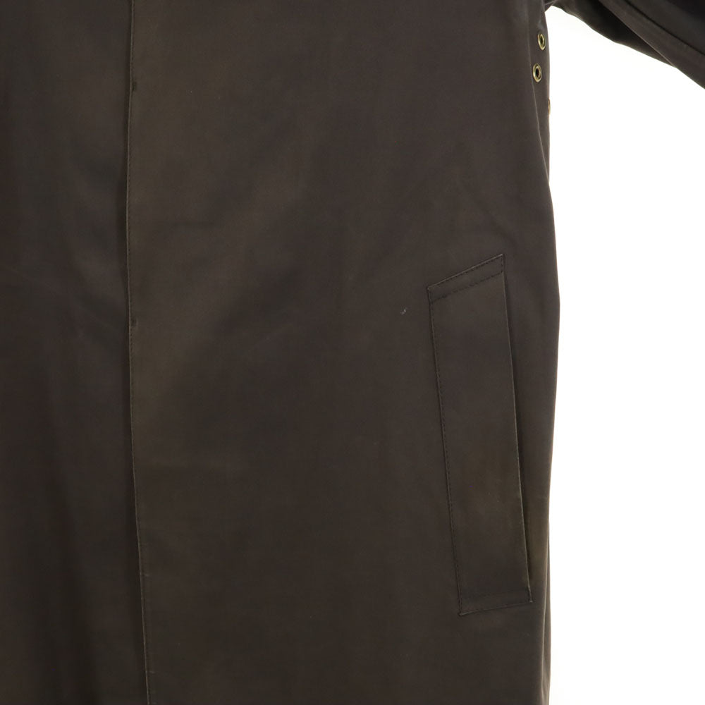 Mackintosh マッキントッシュ スコットランド製 ステンカラーコート 38 ブラウン メンズ