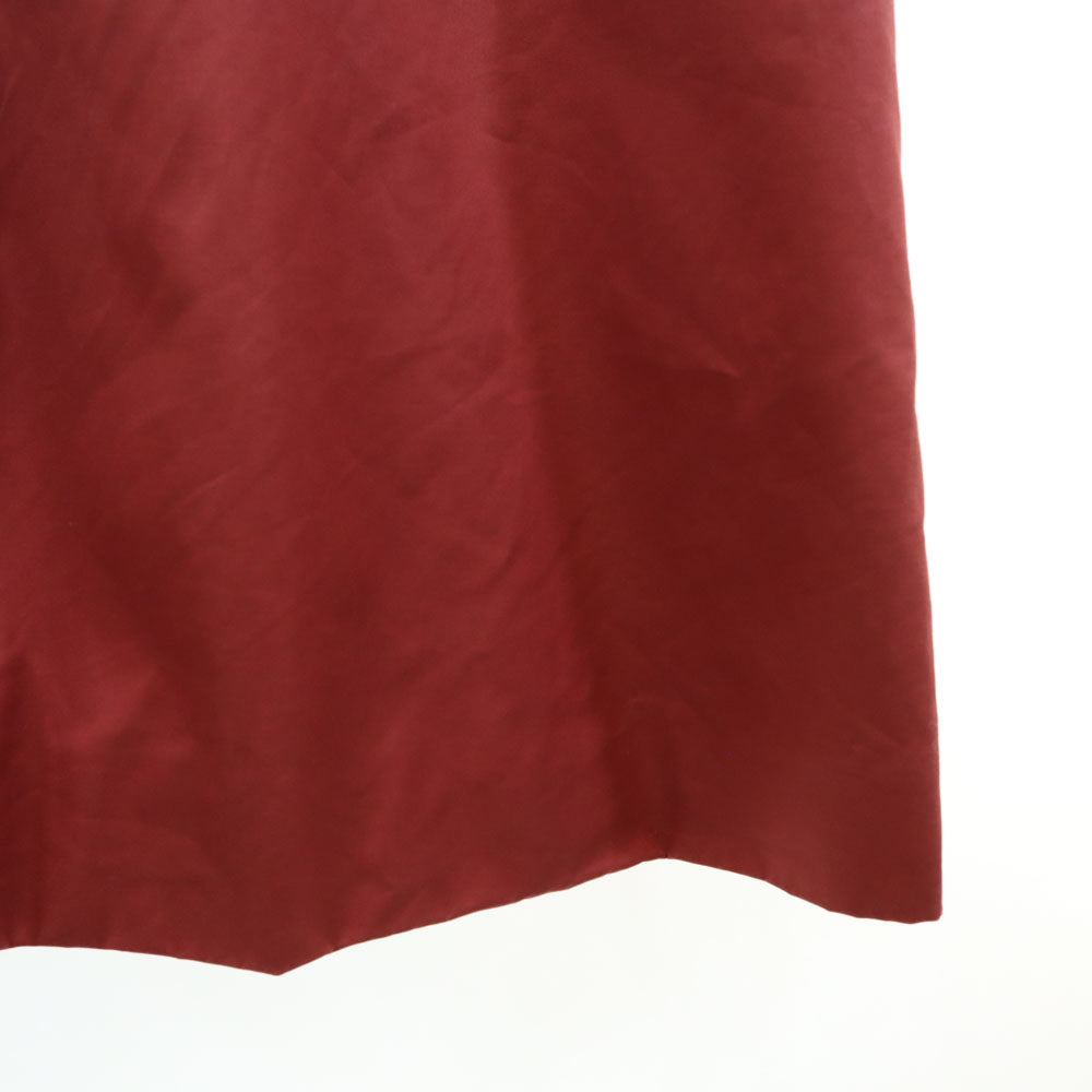 YVES SAINT LAURENT イヴサンローラン 80s 90s オールド ステンカラーコート T9 レッド系 レディース