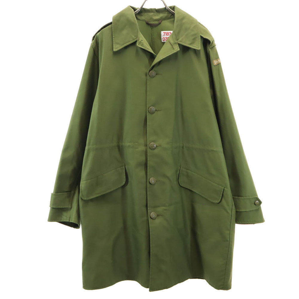 デンマーク軍 70s ヴィンテージ ミリタリーコート カーキ メンズ
