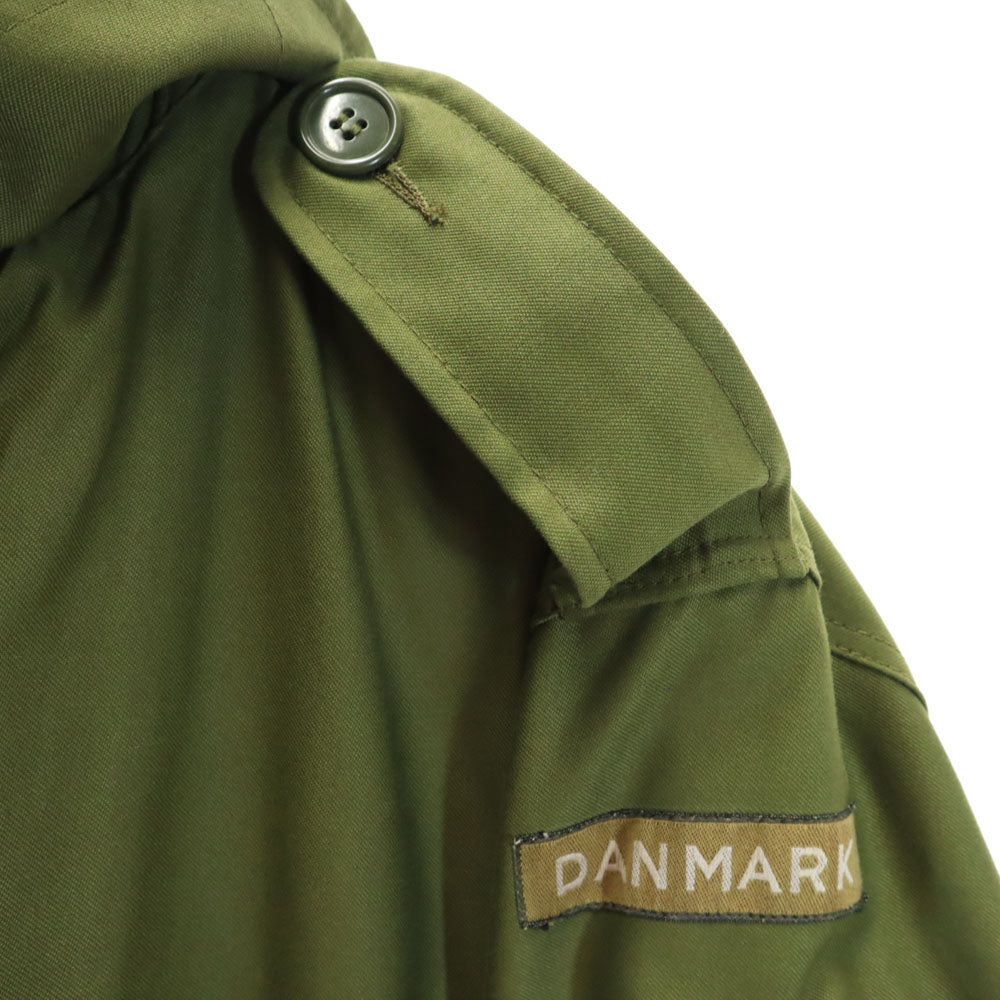 デンマーク軍 70s ヴィンテージ ミリタリーコート カーキ メンズ