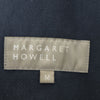 マーガレットハウエル 日本製 ステンカラーコート M ネイビー MARGARET HOWELL メンズ