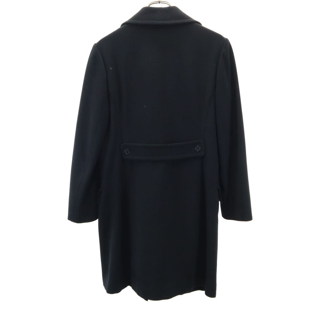 Calvin klein カルバンクライン 90s ウールブレンド オールド チェスターコート 4 ブラック ダブルボタン メンズ