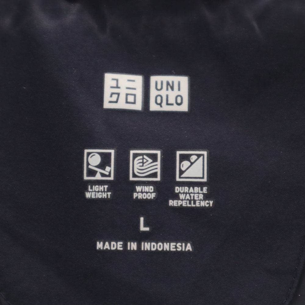 UNIQLO ユニクロ シームレス ダウンコート L ネイビー レディース