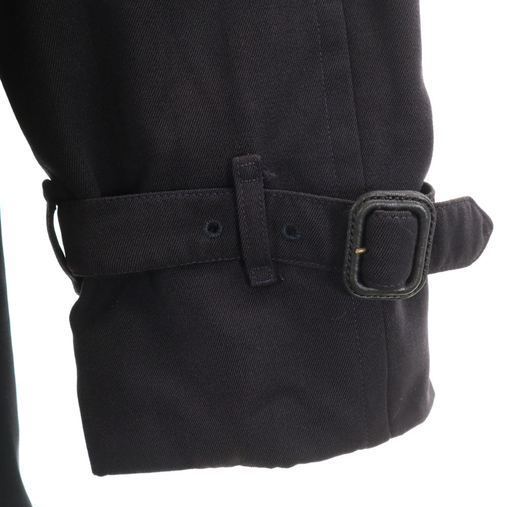 バーバリーズ 90s 80s 英国製 オールド トレンチコート SS 濃紺 Burberrys メンズ