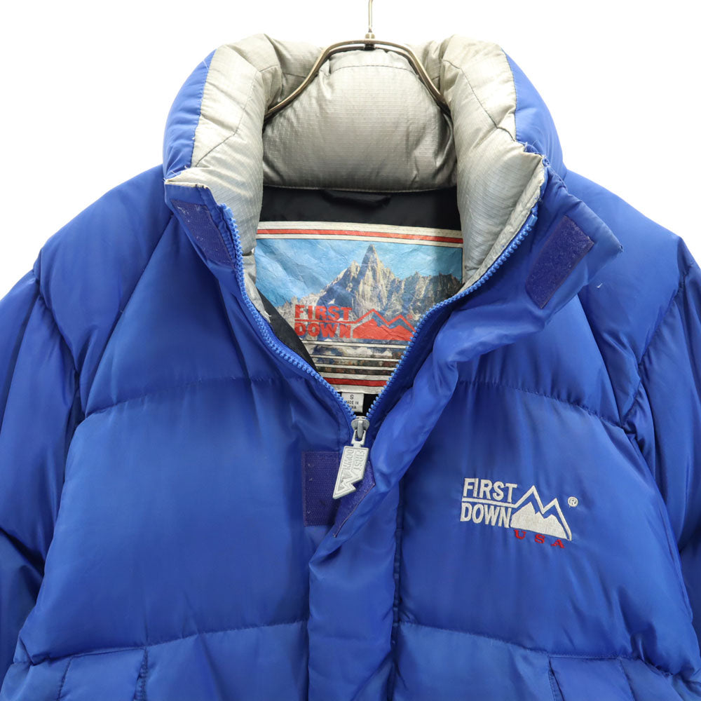 FIRSTDOWN ファーストダウン ダウンジャケット S ブルー メンズ