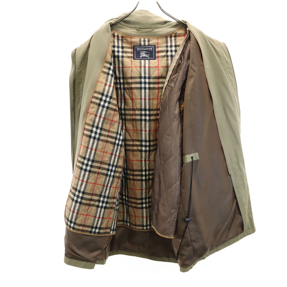 Burberrys バーバリーズ 90s 三陽商会 日本製 オールド コート LY オリーブ系 ライナー付き メンズ