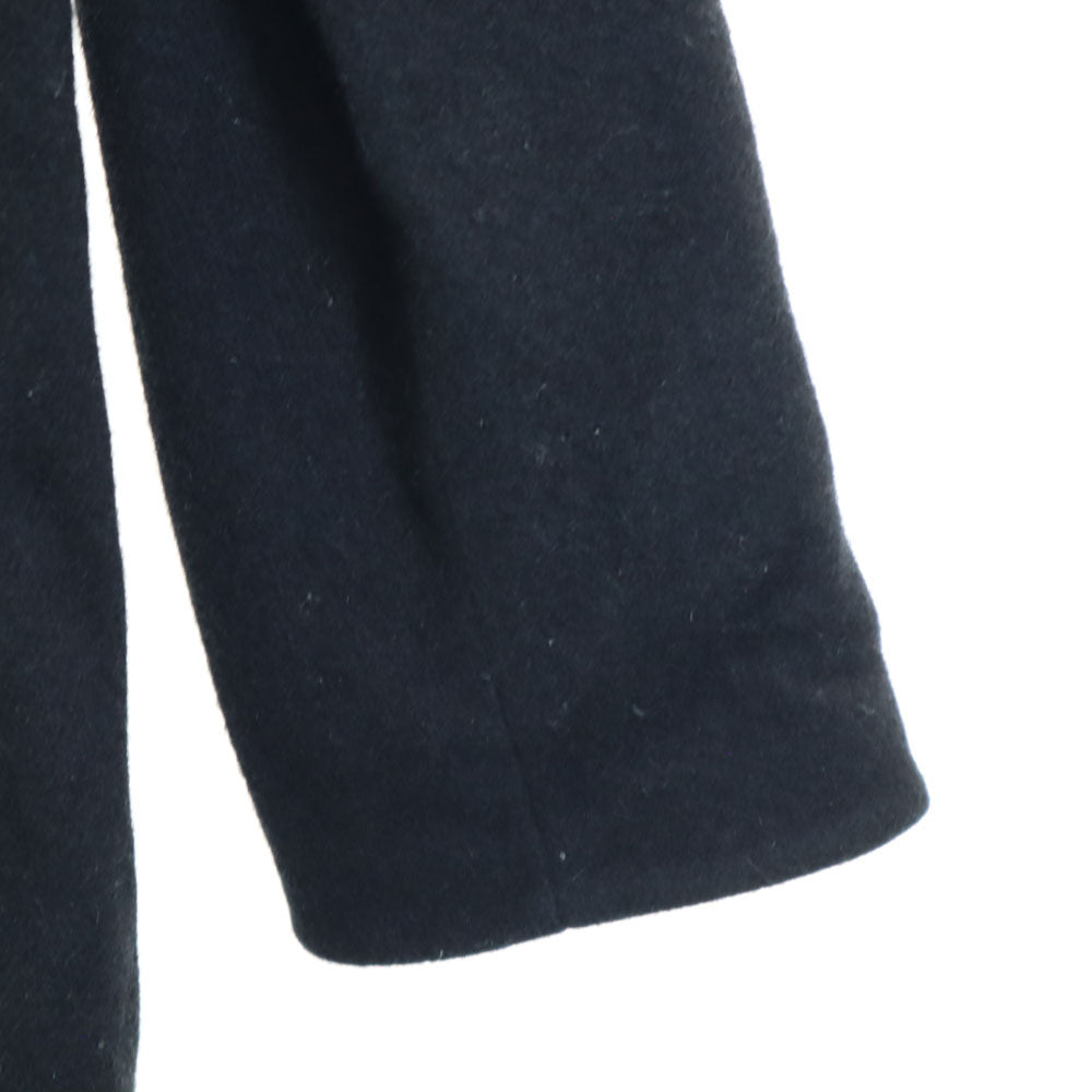 GRIFFIN グリフィン イタリア製 メルトン チェスターコート M ブラック メンズ