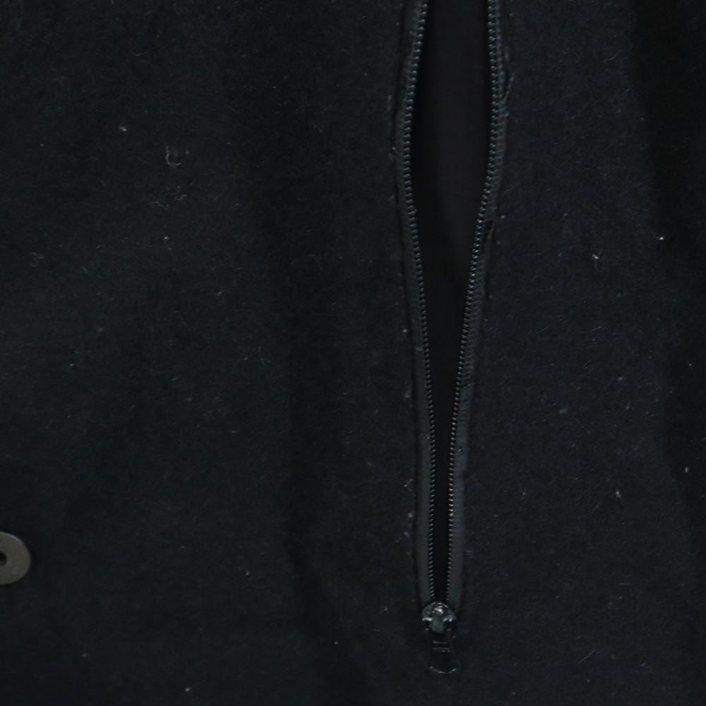 GRIFFIN グリフィン イタリア製 メルトン チェスターコート M ブラック メンズ