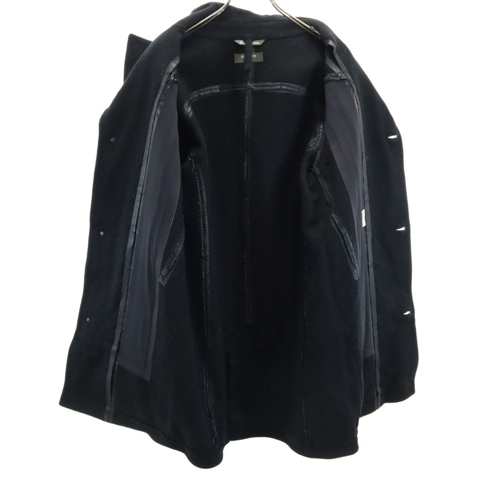 GRIFFIN グリフィン イタリア製 メルトン チェスターコート M ブラック メンズ