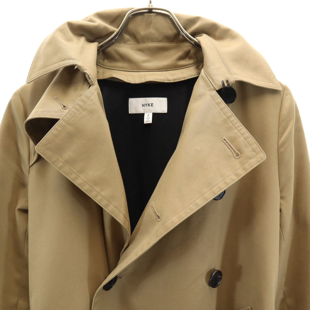 HYKE ハイク 日本製 トレンチコート 2 ベージュ ウールライナー付 レディース